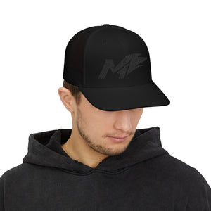Black on Black Trucker Hat